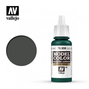 Vallejo Model Color Acrylic Paint German Extra Dark Green 70896